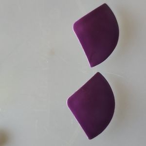 ❤️ 4l5/$15 Purple retro earrings